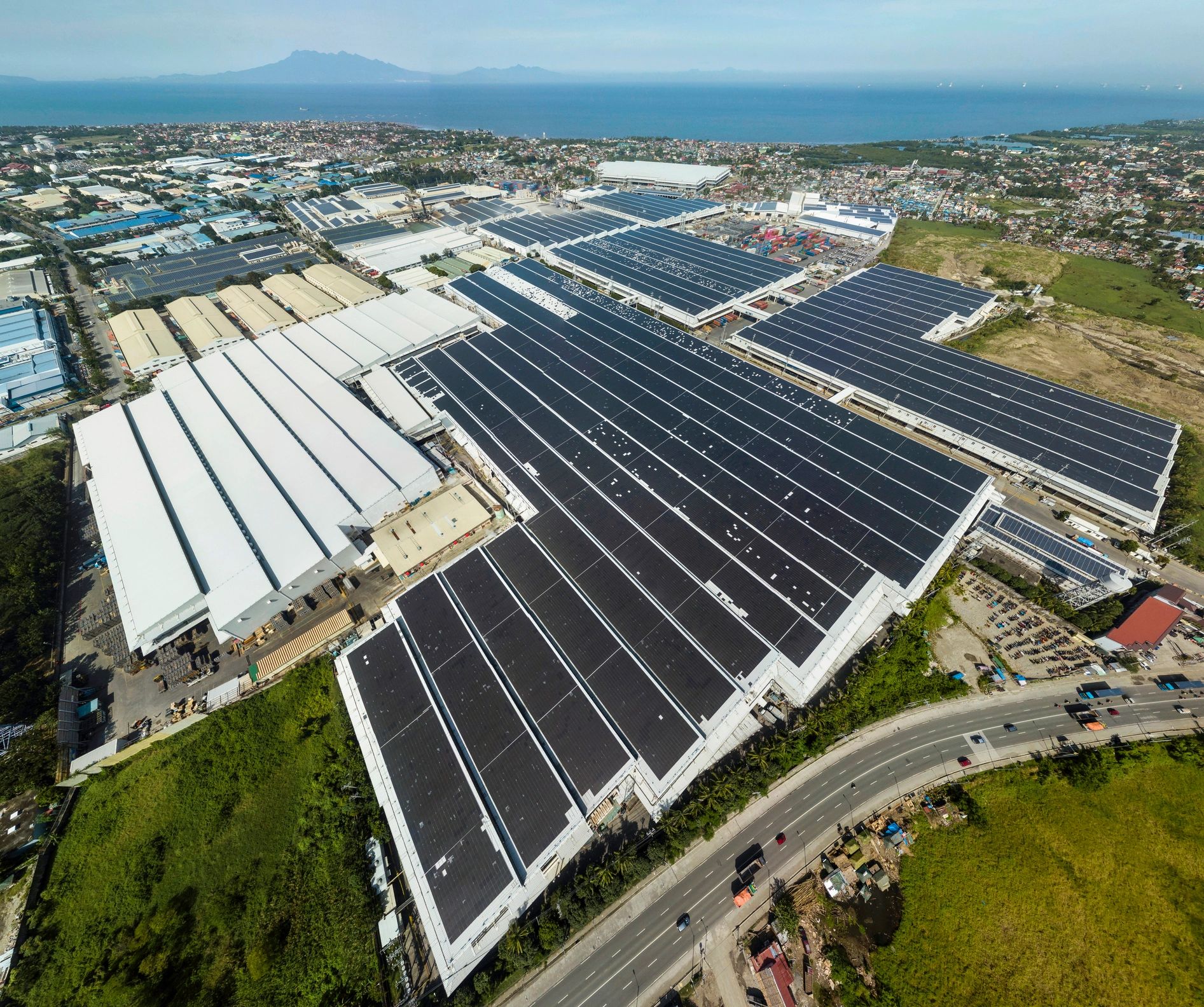 warehouse with solar panels Philippines