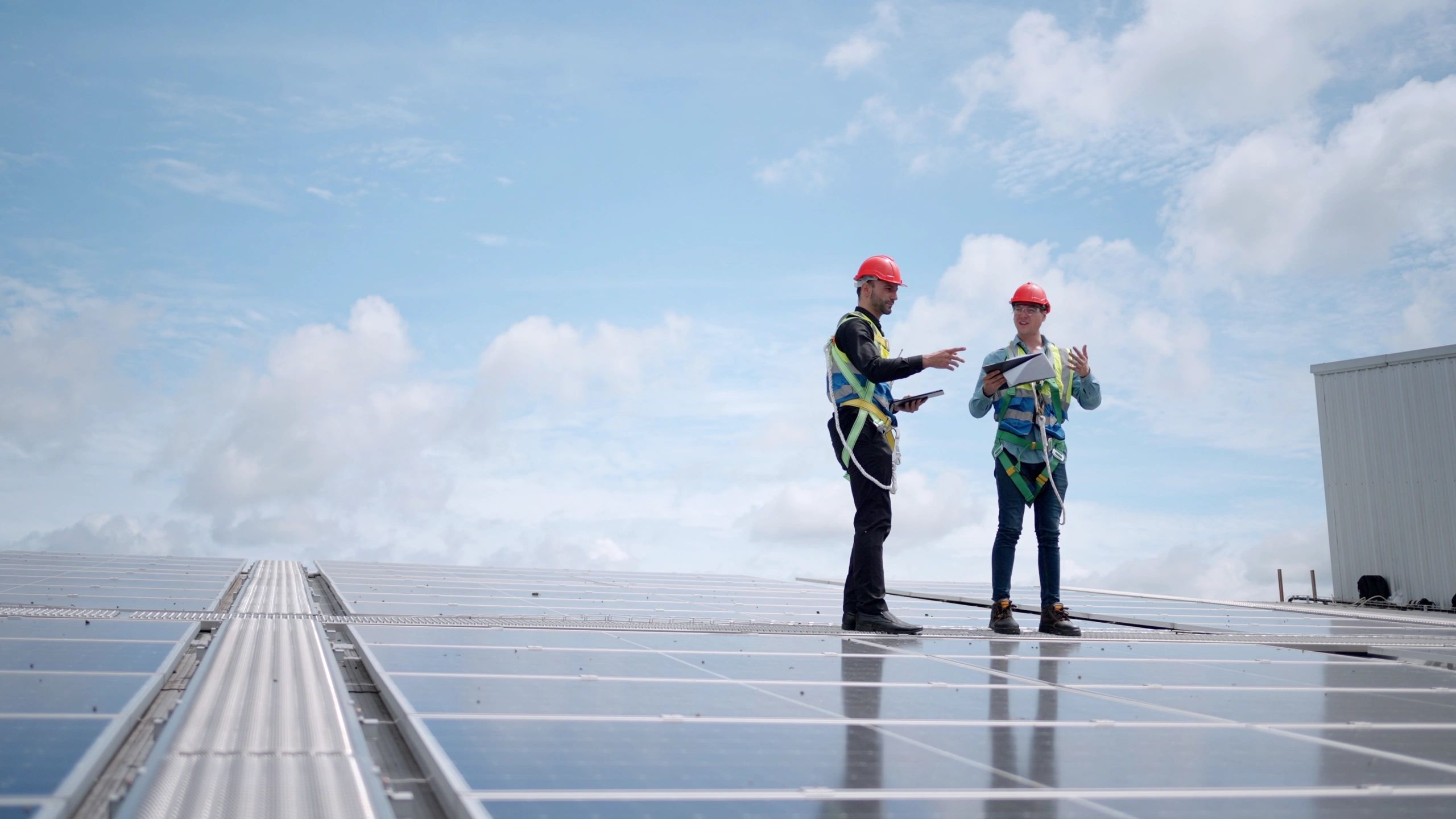 industrial solar rooftop project