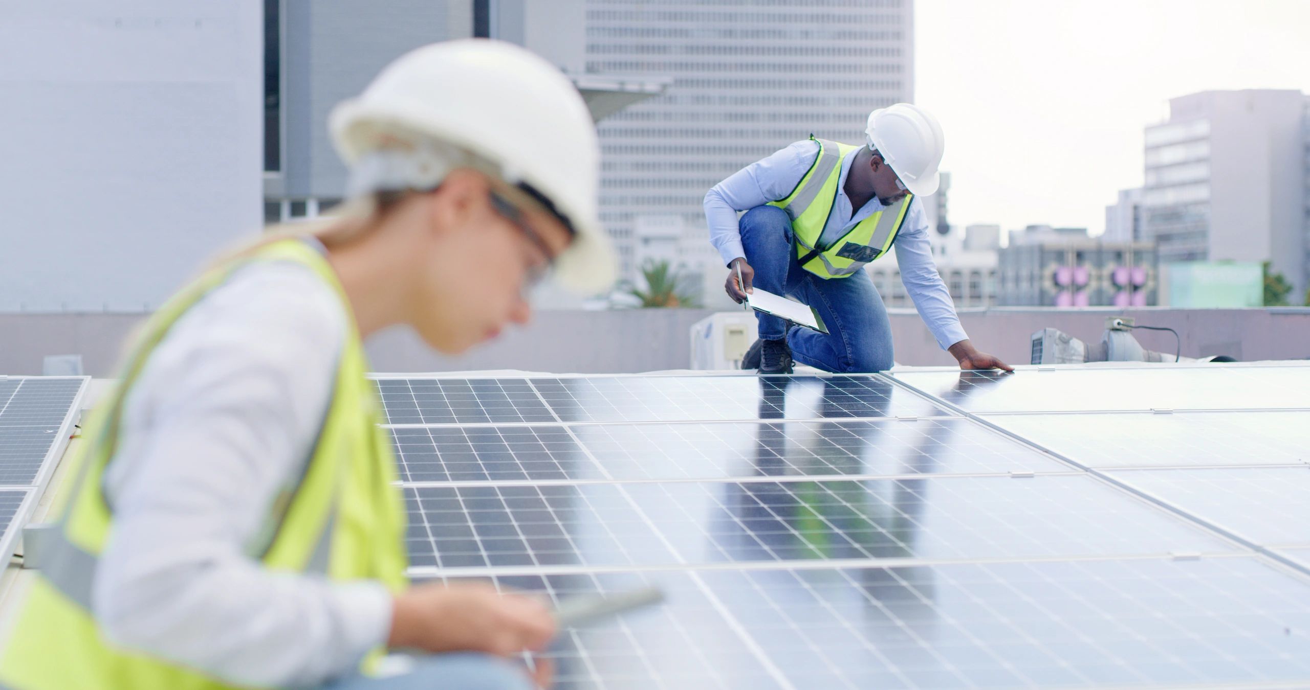 industrial solar rooftop project