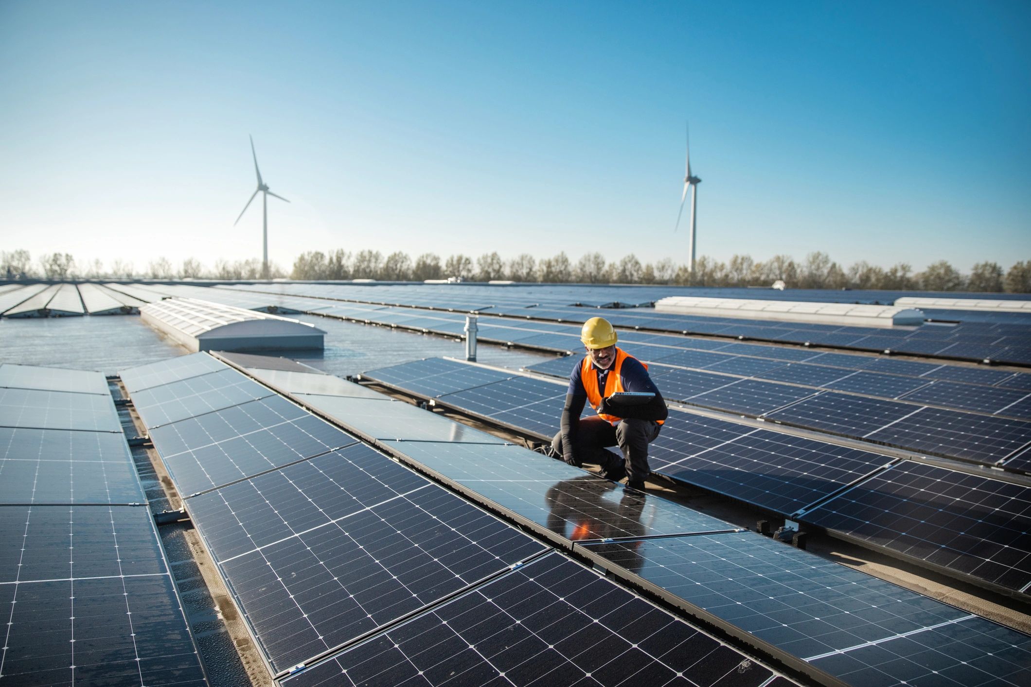 industrial solar rooftop project